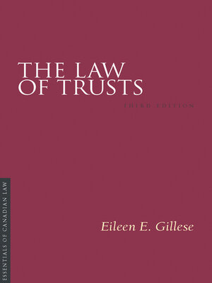 cover image of The Law of Trusts
